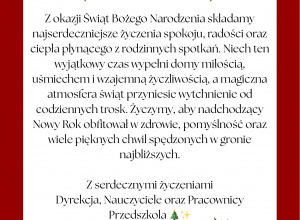 Życzenia świąteczne